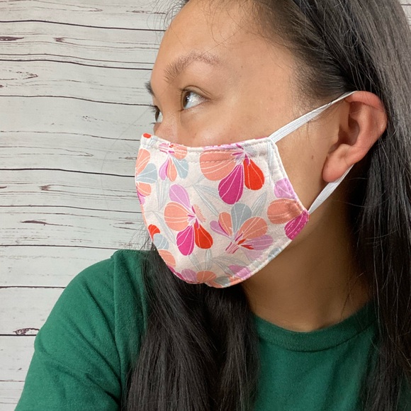 Triple Layer Cleveland Browns Cloth Face Mask - Picture 10 of 11